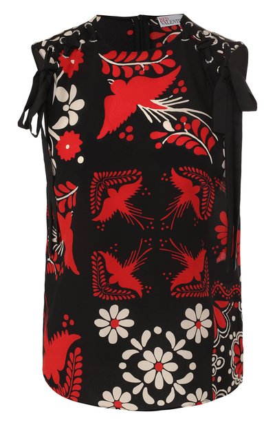Женский шелковый топ REDVALENTINO, арт. RR0AEA80/UWZ