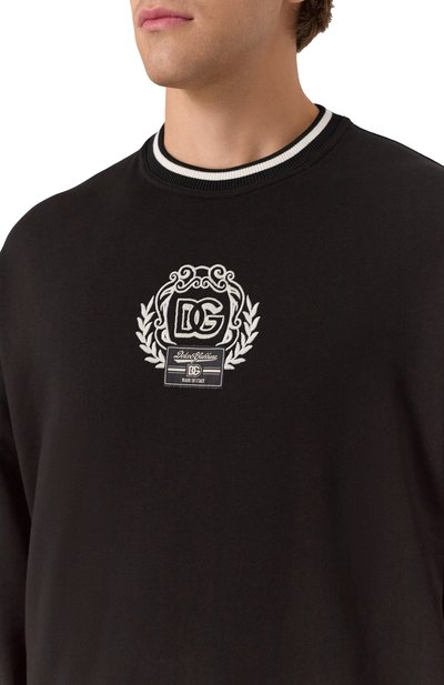 Хлопковый свитшот DOLCE & GABBANA, арт. G9BIQZ/HU7DU, фото 5
