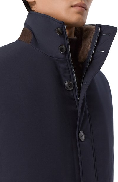 Шерстяное пальто с подкладкой из овчины ANDREA CAMPAGNA, арт. 26U692-GQ4L1S38, фото 5