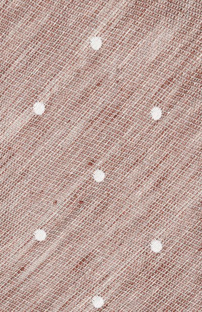 Галстук изо льна и хлопка ALTEA темно-бежевого цвета по цене 7760 руб., арт. 2314816, фото 4 Галстук изо льна и хлопка ALTEA, арт. 2314816, фото 4