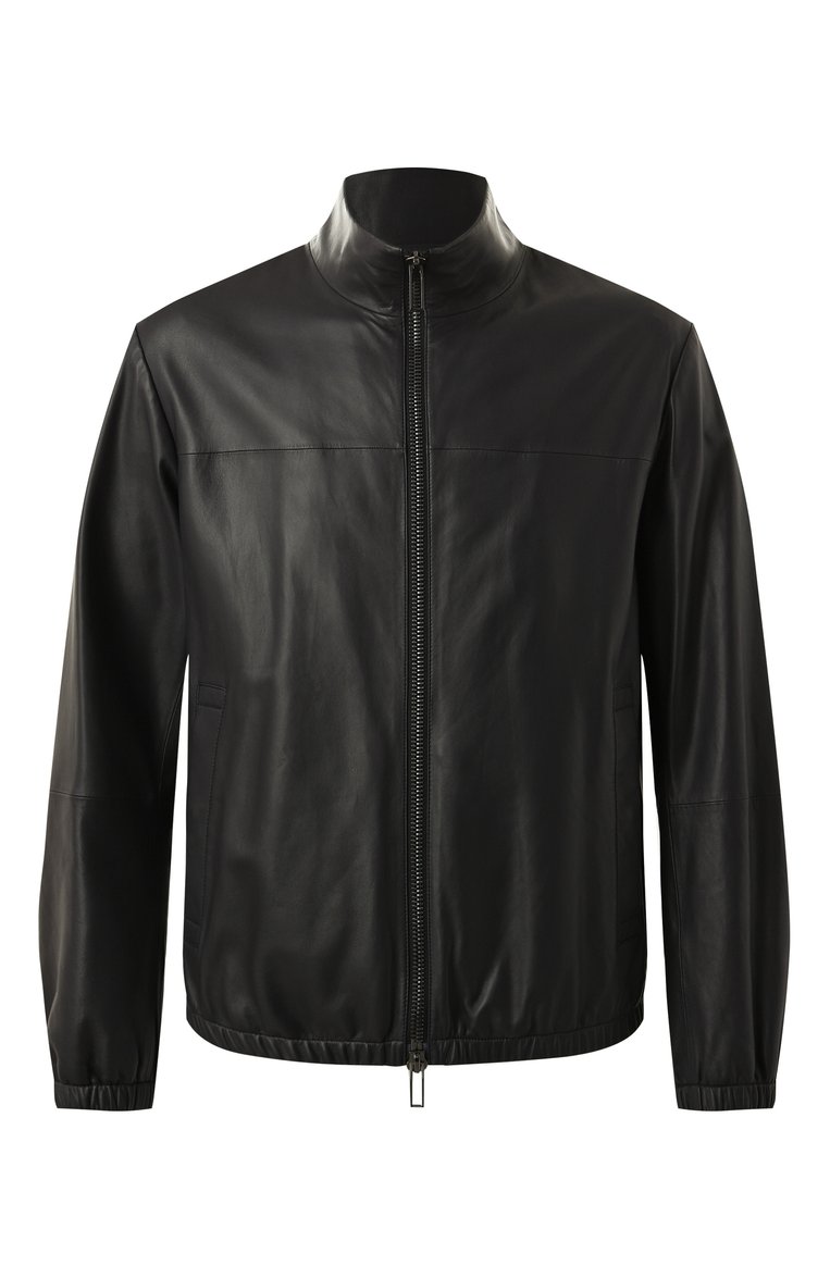 Кожаный бомбер EMPORIO ARMANI, арт. 01R55P/01P54, фото 1