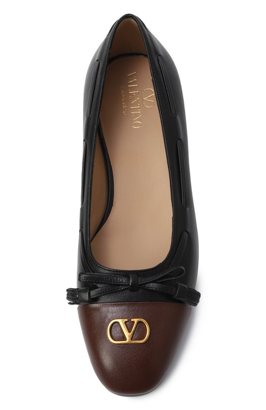 Кожаные балетки Valet Du Roi Valentino 6Y0S0L03/VMH Чёрный  6Y0S0L03/VMH Фото 6