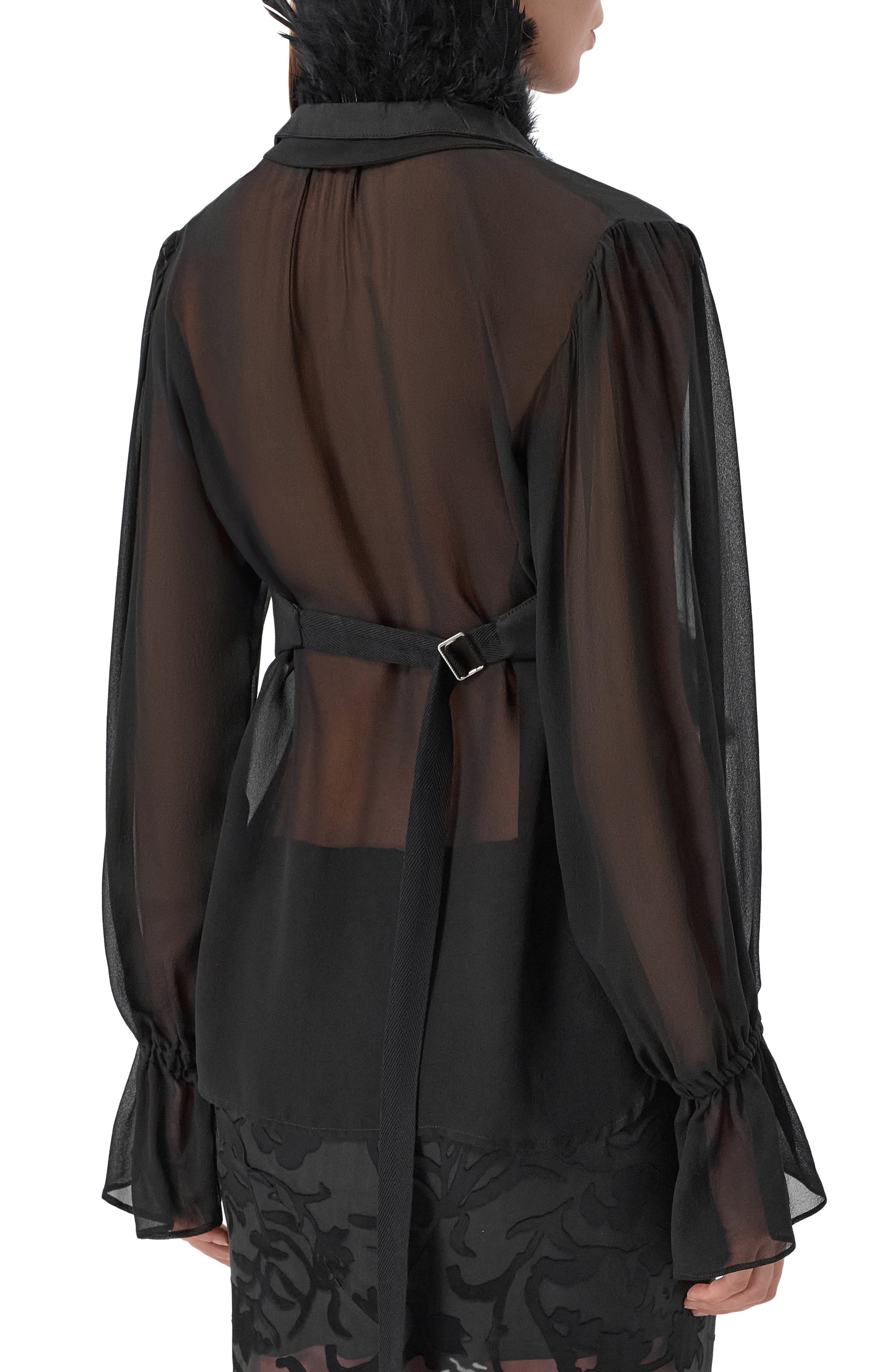 Жилет с отделкой перьями ANN DEMEULEMEESTER, арт. B0014021/FA709, фото 4