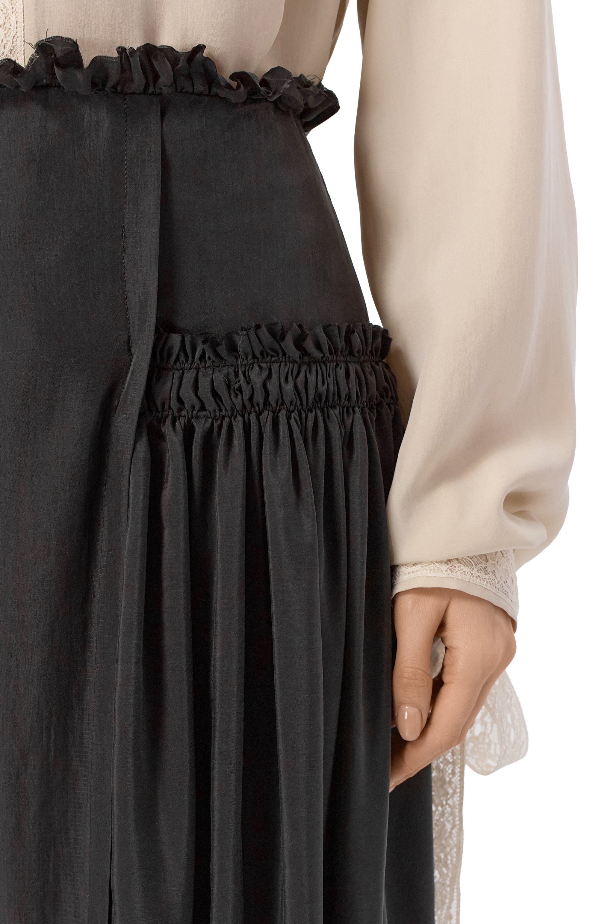 Шелковая юбка ANN DEMEULEMEESTER, арт. B0014011/FA731, фото 5