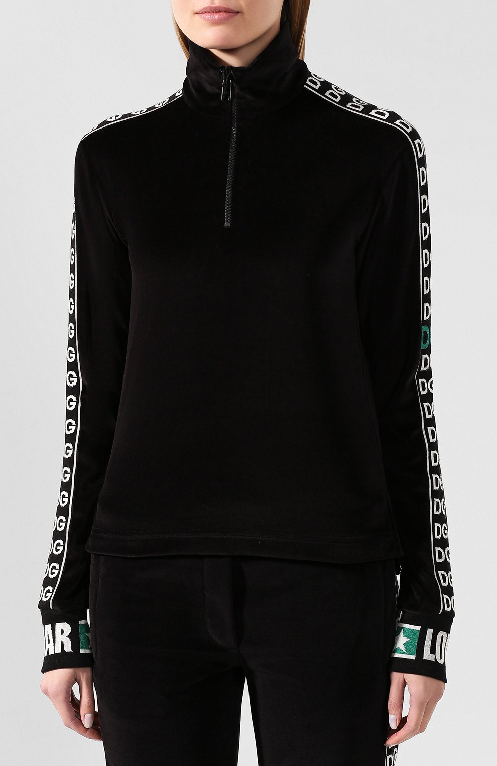Толстовка DOLCE & GABBANA черного цвета по цене 87600 руб., арт. F9G48T/FUVJH, фото 3 Толстовка DOLCE & GABBANA, арт. F9G48T/FUVJH, фото 3
