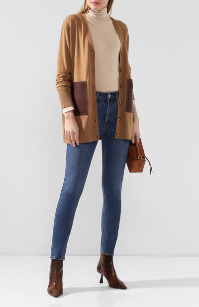 Шерстяной кардиган BURBERRY бежевого цвета по цене 99500 руб., арт. 8019289, фото 2 Шерстяной кардиган BURBERRY, арт. 8019289, фото 2