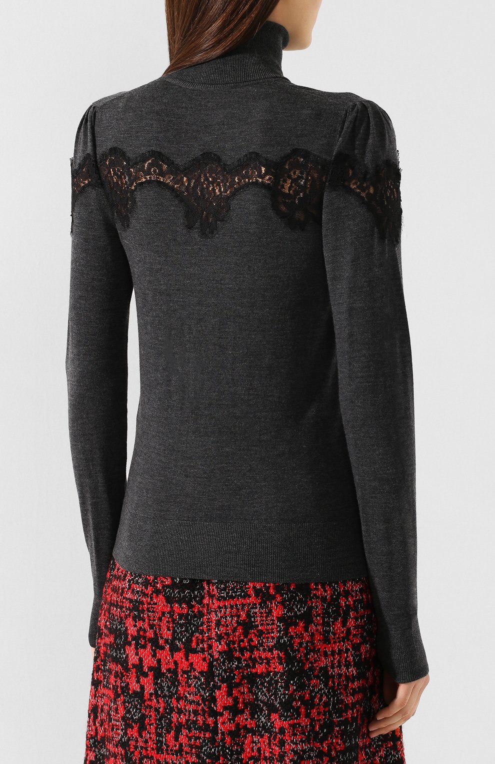 Водолазка из смеси шерсти и хлопка DOLCE & GABBANA, арт. FX509T/JAVPE, фото 4