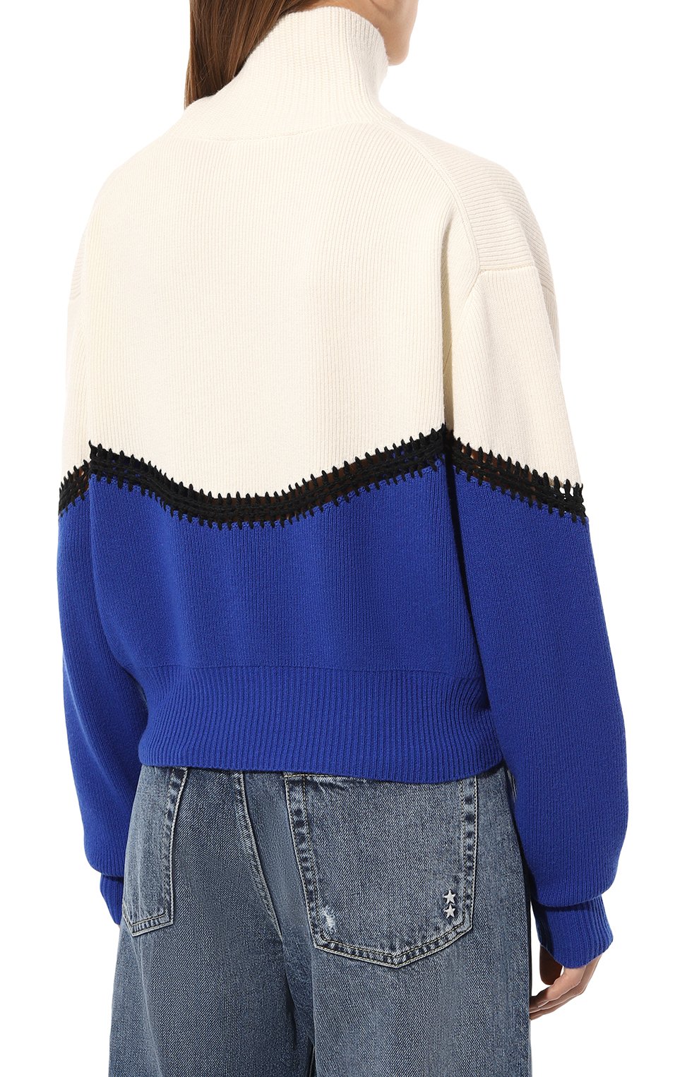 Свитер из шерсти  кашемира CHLOÉ, арт. CHC24SMP83810, фото 4