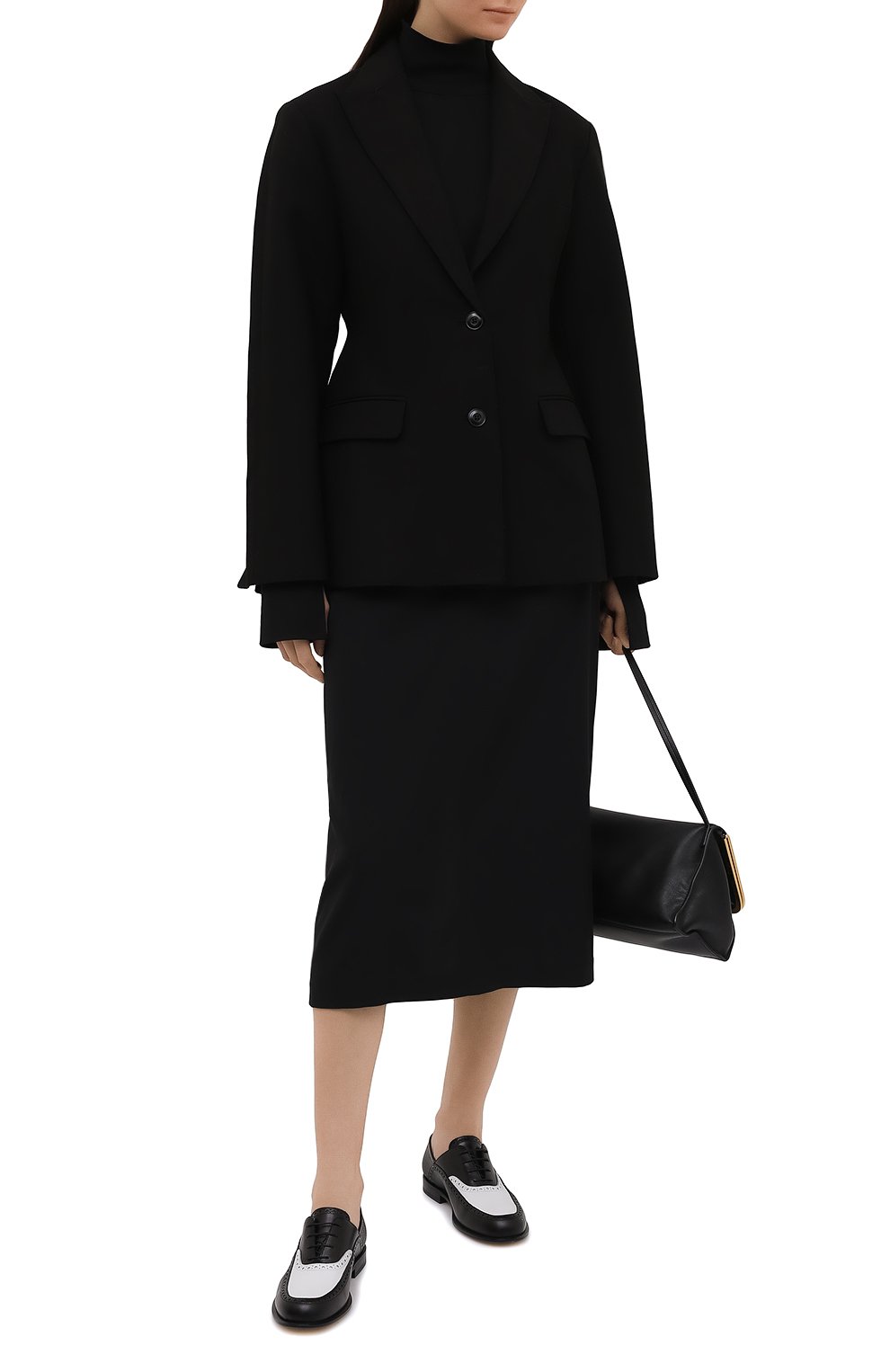 Юбка из вискозы и шерсти THE ROW, арт. 5485W1973, фото 2