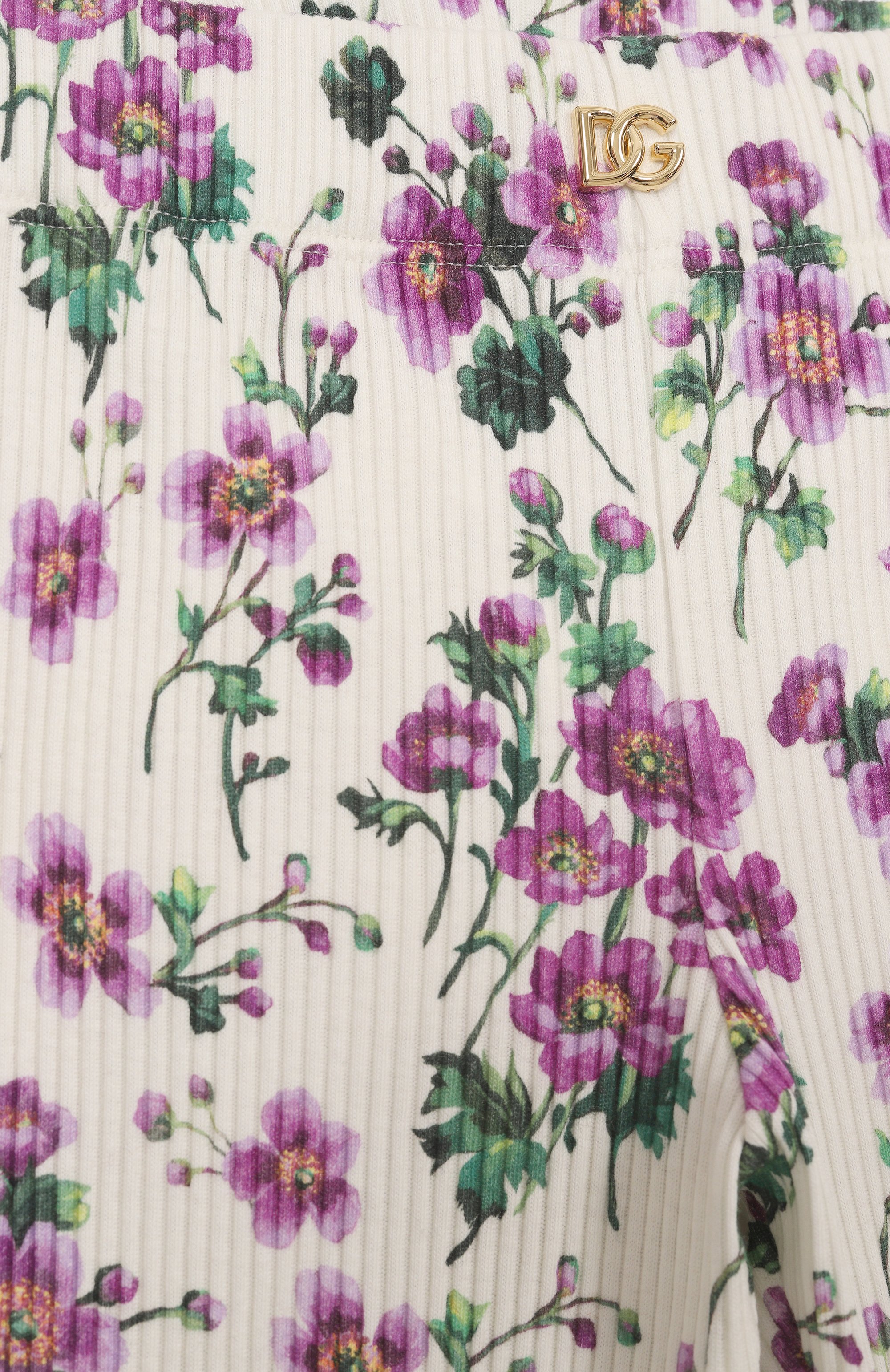 Хлопковые брюки DOLCE & GABBANA разноцветного цвета по цене 35700 руб., арт. L5JPD8/HS7QZ/2-6, фото 3 Хлопковые брюки DOLCE & GABBANA, арт. L5JPD8/HS7QZ/2-6, фото 3