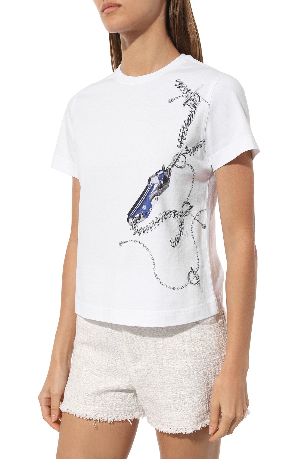 Хлопковая футболка BURBERRY, арт. 8088215, фото 3