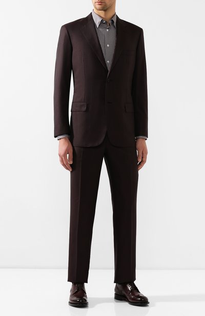 Мужской костюм из смеси шерсти и шелка BRIONI, арт. RAH00M/08A0X/PARLAMENT0