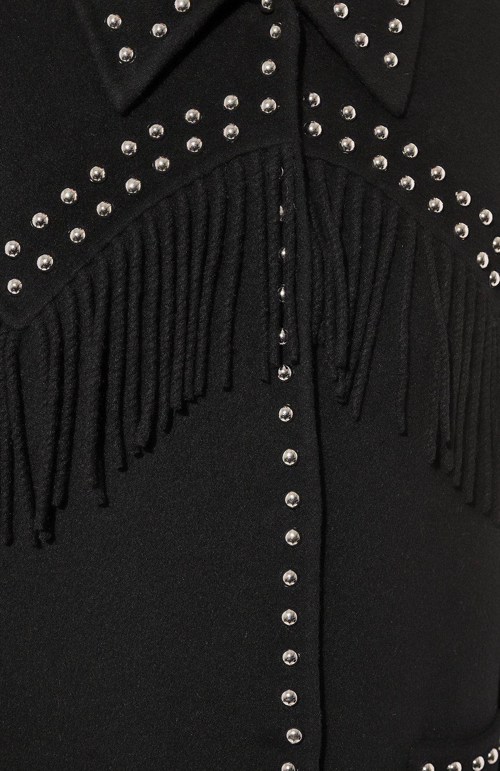 Шерстяной жакет P.A.R.O.S.H. черного цвета по цене 156500 руб., арт. LEAK-D430996B, фото 5 Шерстяной жакет P.A.R.O.S.H., арт. LEAK-D430996B, фото 5