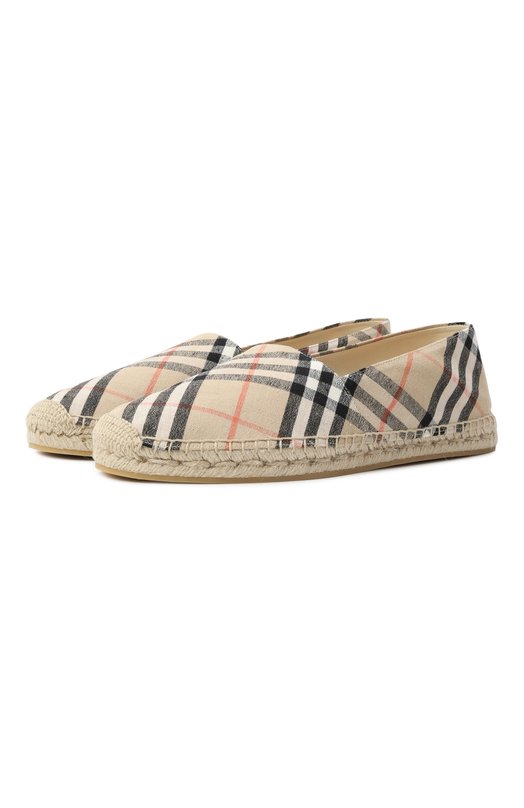 Текстильные эспадрильи Mews Burberry 8109235 Бежевый 8109235
