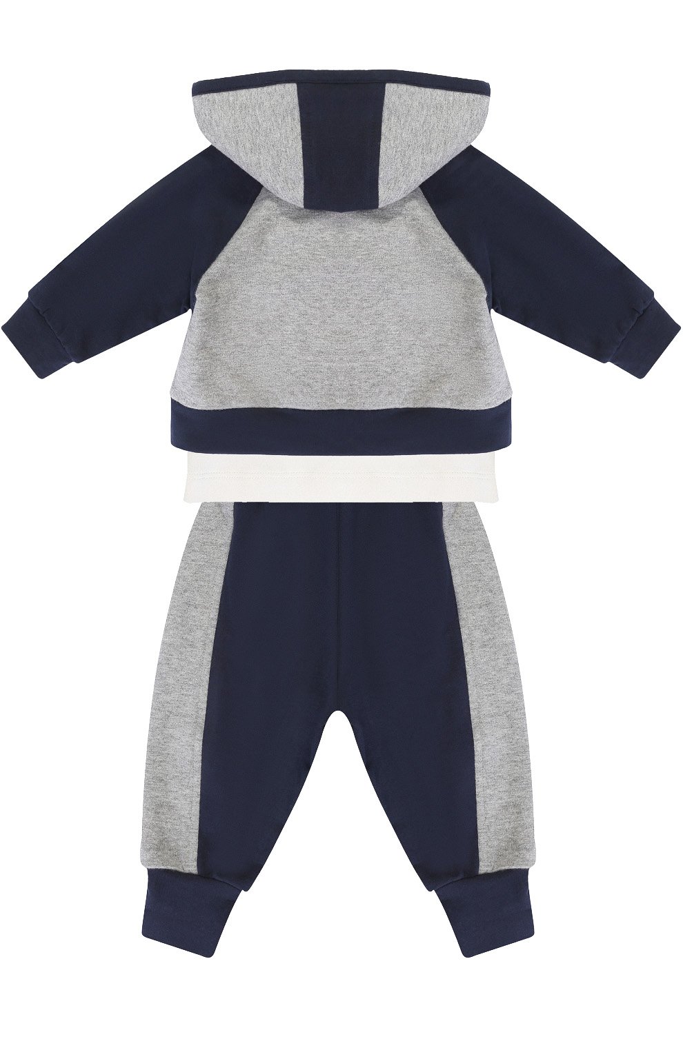 Комплект из спортивного костюма и лонгслива с вышивкой ALETTA, арт. RM777118FL/1M-18M, фото 2