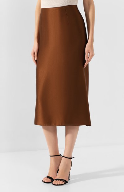 Шелковая юбка VINCE, арт. V591130520, фото 3