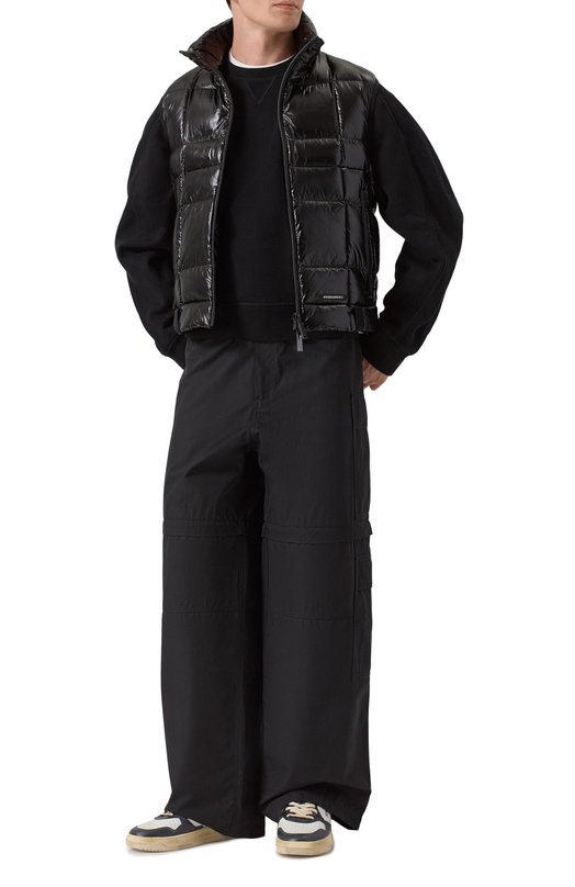 Хлопковый свитшот Dsquared2 S74GU0877/S25516 Чёрный  S74GU0877/S25516 Фото 2