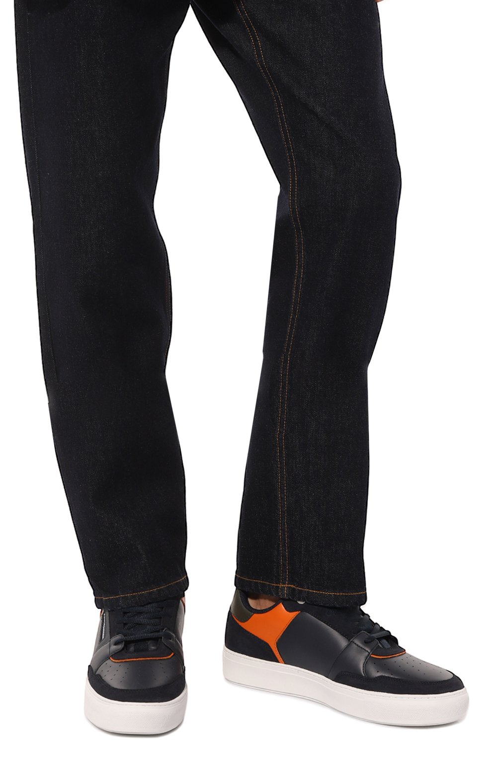 Кожаные кеды PAUL&SHARK, арт. 13318005, фото 3