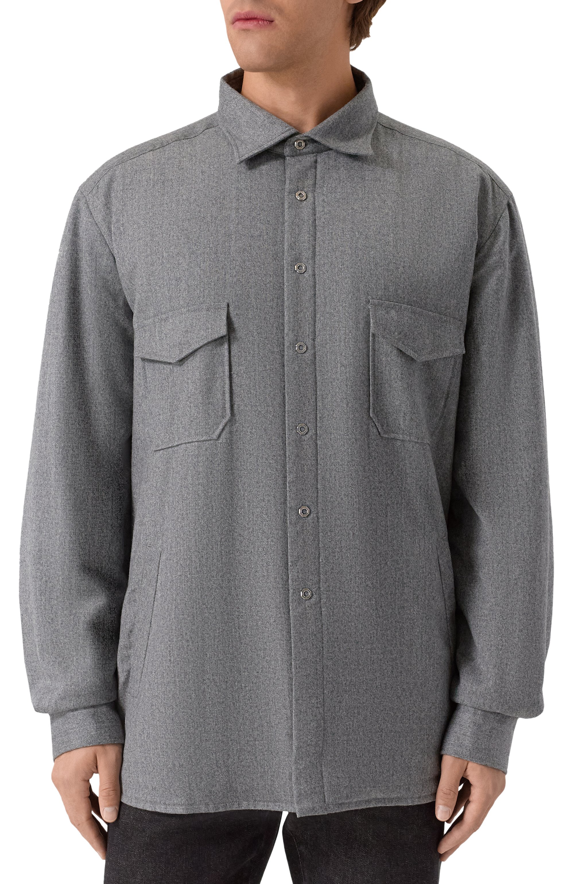 Шерстяная рубашка STEFANO RICCI, арт. MC008053/RD3001, фото 3