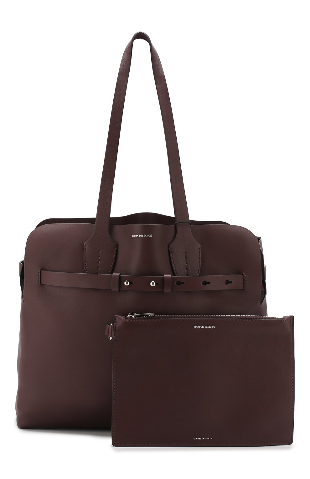 Сумка soft belt bag BURBERRY бордового цвета по цене 176500 руб., арт. 8006569, фото 3 Сумка soft belt bag BURBERRY, арт. 8006569, фото 3