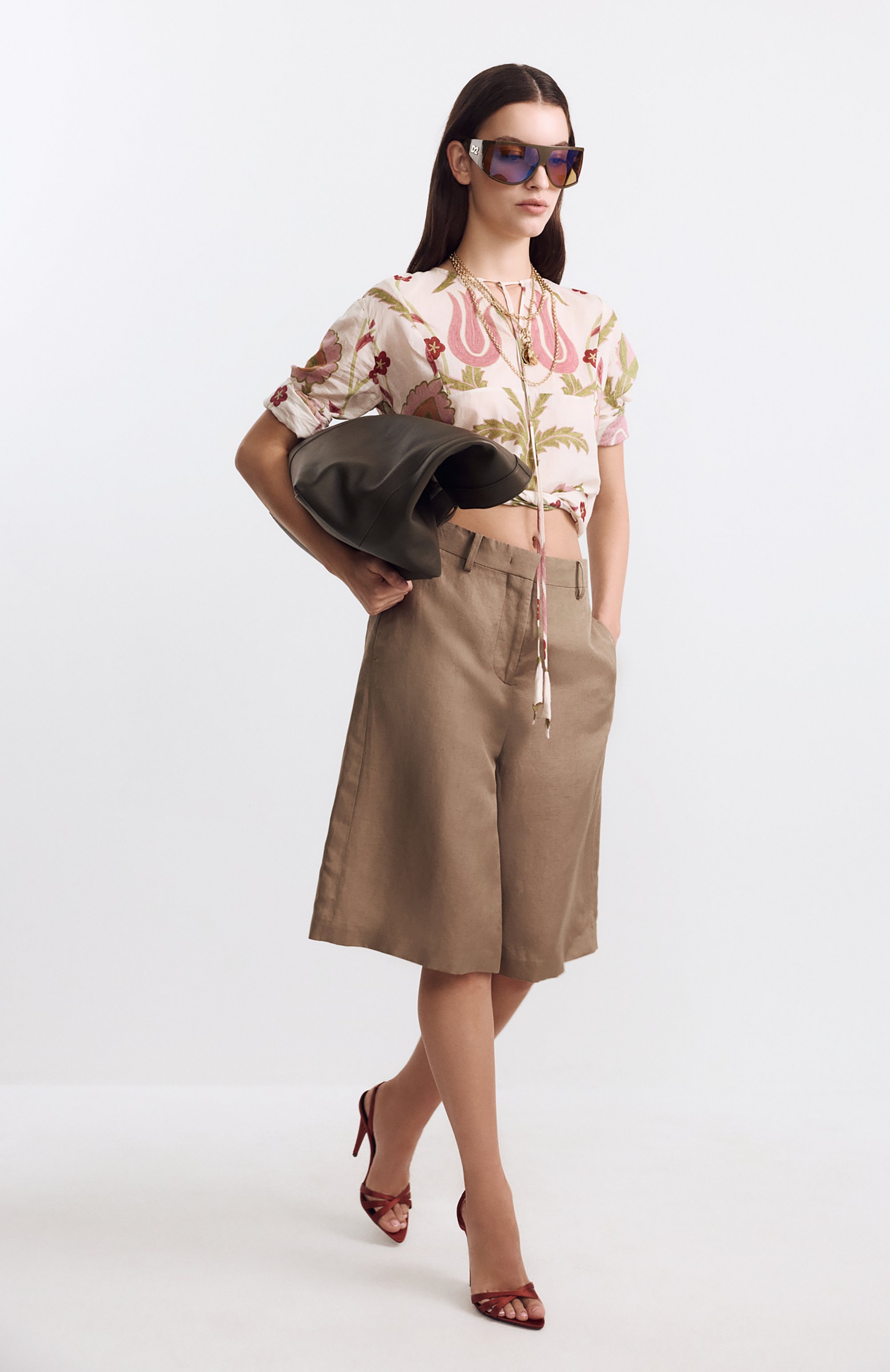 Хлопковая туника GIAMBATTISTA VALLI, арт. 26SSRVCL1067/39PRI, фото 6