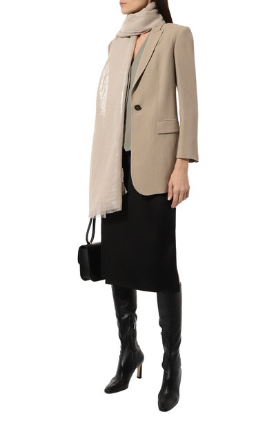 Льняной палантин BRUNELLO CUCINELLI, арт. MSCDAB1360, фото 2