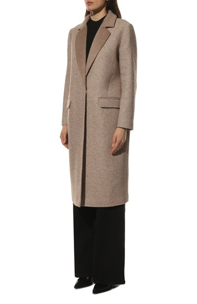 Пальто из шерсти и кашемира SEVEN LAB, арт. CMAR 3267 beige, фото 3