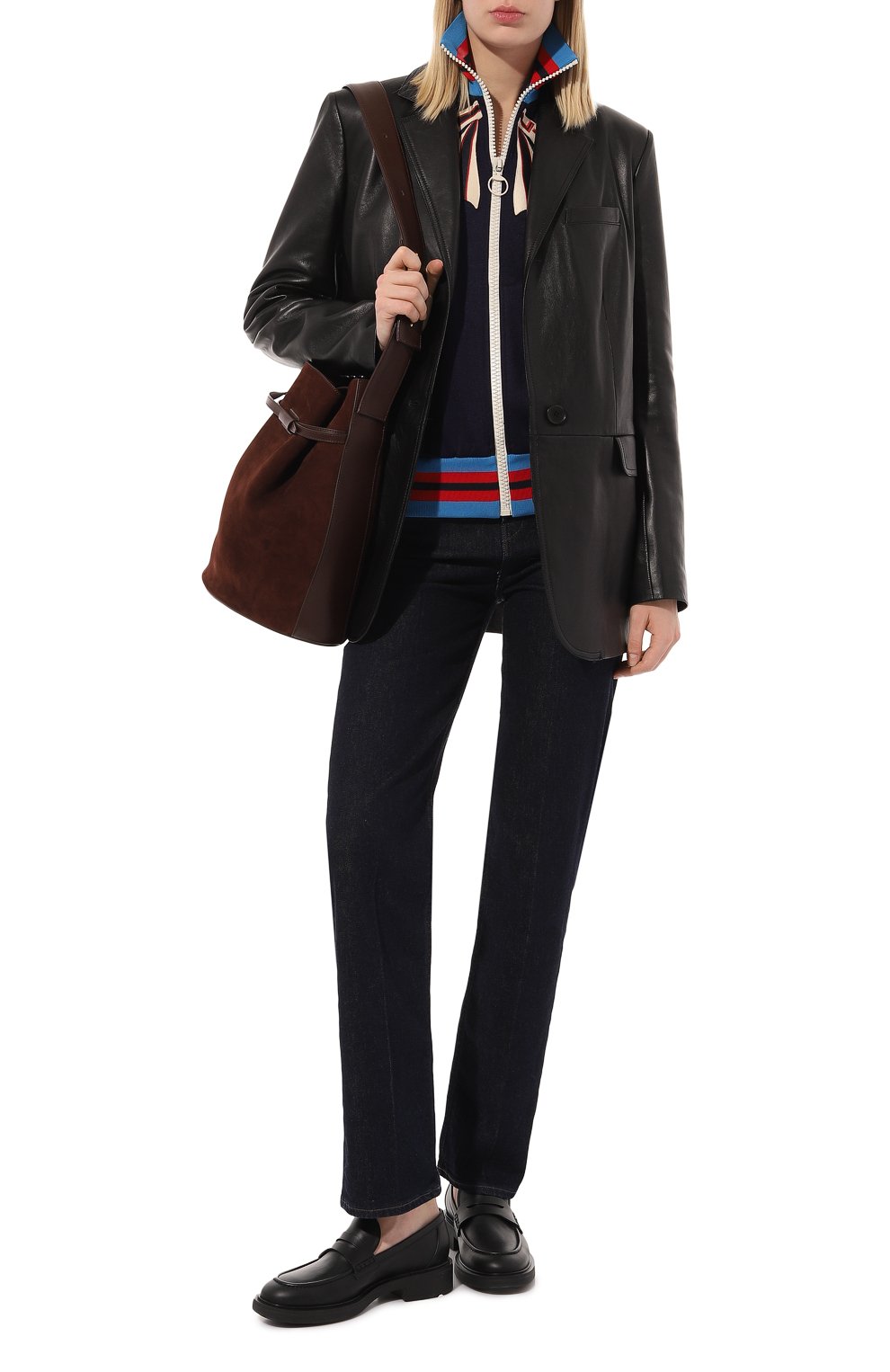 Толстовка GUCCI синего цвета по цене 128160 руб., арт. 502287 X9P63, фото 2 Толстовка GUCCI, арт. 502287 X9P63, фото 2