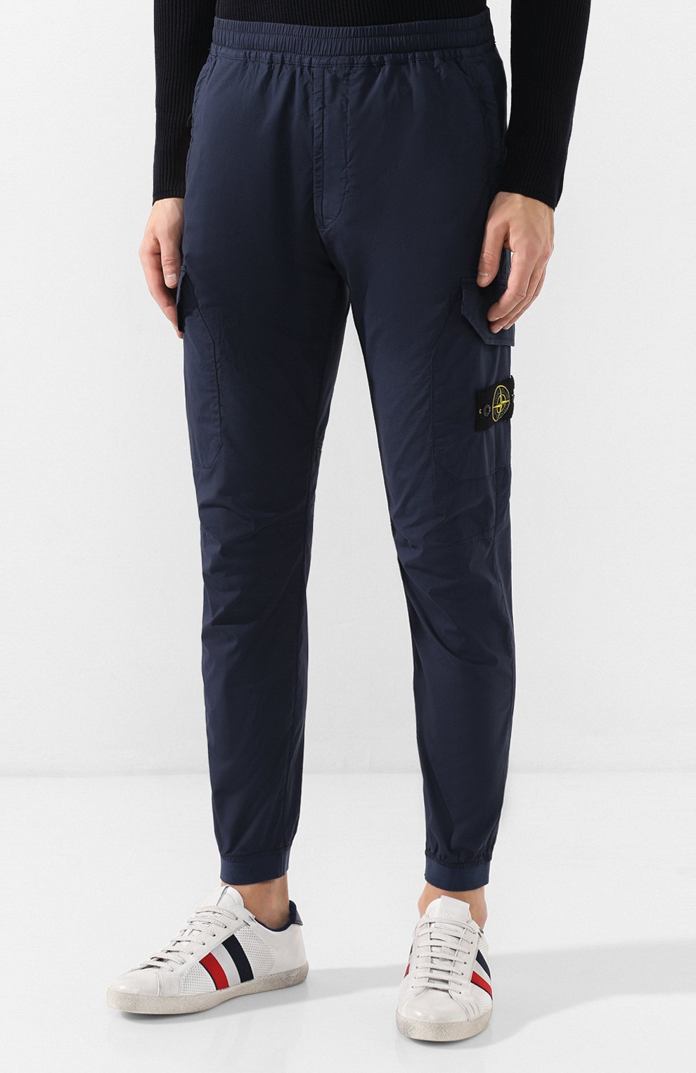 Хлопковые джоггеры STONE ISLAND, арт. 721531403, фото 3