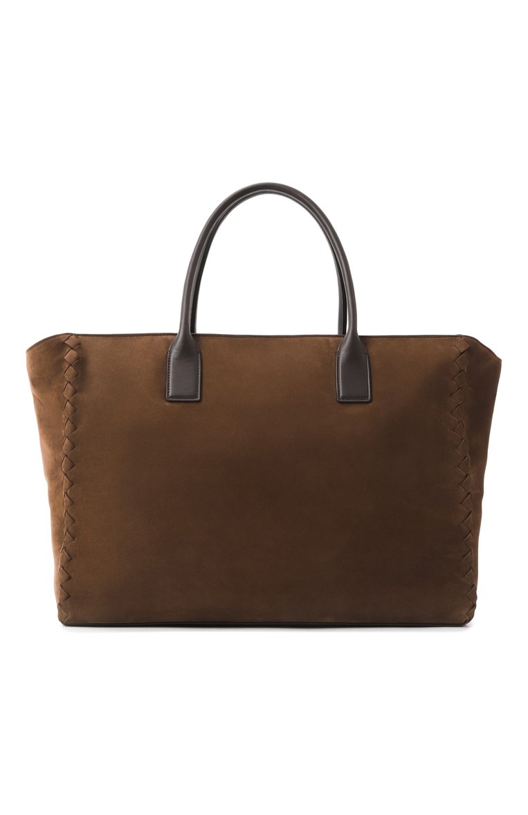 Мужская сумка cabat large BOTTEGA VENETA коричневого цвета, арт. 806465 V39Z4 | Фото 6 (Размер: large; Материал: Натуральная кожа, Натуральная замша)