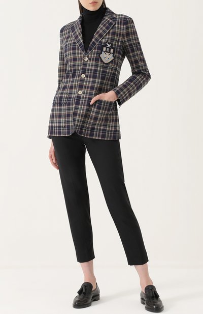 Приталенный жакет в клетку POLO RALPH LAUREN, арт. 211663538, фото 2