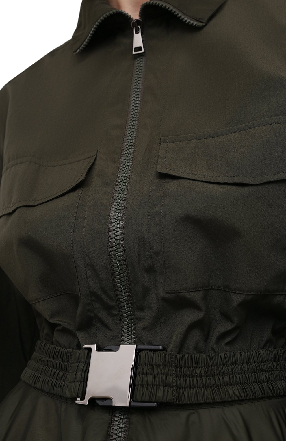 Платье MONCLER хаки цвета по цене 62750 руб., арт. F2-093-2G700-00-V0046, фото 5 Платье MONCLER, арт. F2-093-2G700-00-V0046, фото 5