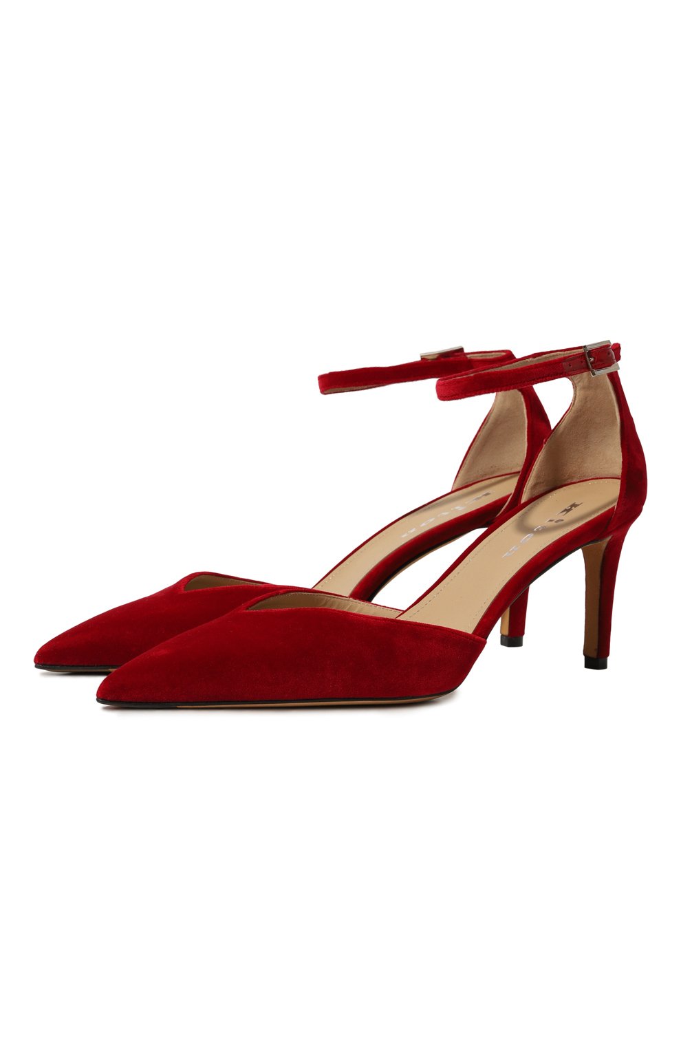 Бархатные туфли KITON, арт. D58837K0572F01, фото 1