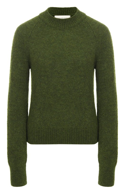 Шерстяной свитер Dries Van Noten 011225-2709-613 Зелёный 011225-2709-613