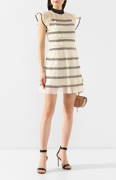 Мини-платье REDVALENTINO кремового цвета по цене 59950 руб., арт. RR3VA01B/CYB, фото 2 Мини-платье REDVALENTINO, арт. RR3VA01B/CYB, фото 2