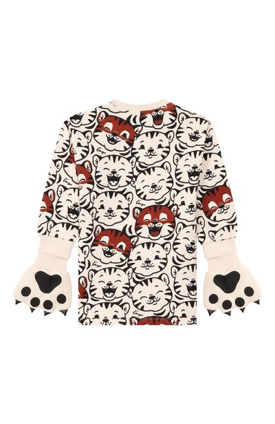 Хлопковое платье KENZO кремового цвета по цене 22850 руб., арт. K62119, фото 2 Хлопковое платье KENZO, арт. K62119, фото 2
