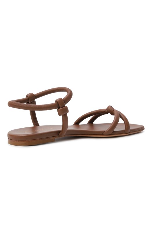 Кожаные сандалии Juno Gianvito Rossi G32324.05CU0.NAPCU0I Коричневый  G32324.05CU0.NAPCU0I Фото 5
