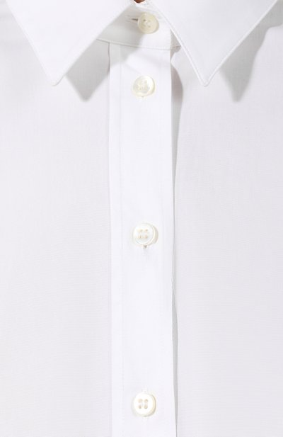 Хлопковая рубашка DOLCE & GABBANA белого цвета по цене 39950 руб., арт. 0102/F5F80T/FUEAJ, фото 5 Хлопковая рубашка DOLCE & GABBANA, арт. 0102/F5F80T/FUEAJ, фото 5