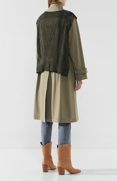 Замшевое пальто ERIKA CAVALLINI, арт. P0/P/P0SW01, фото 4