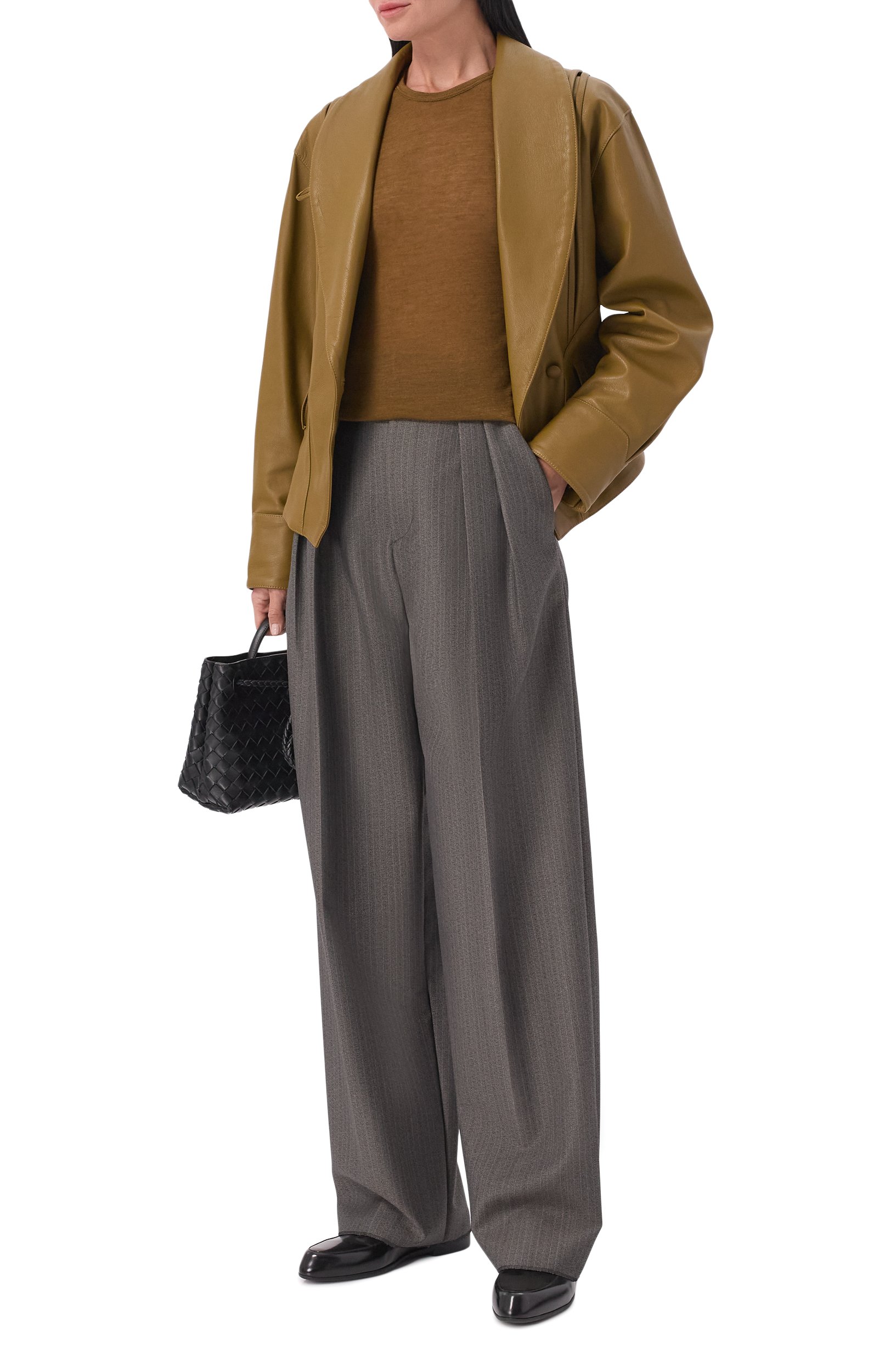 Шерстяные брюки BOTTEGA VENETA, арт. 876661/V6020, фото 2