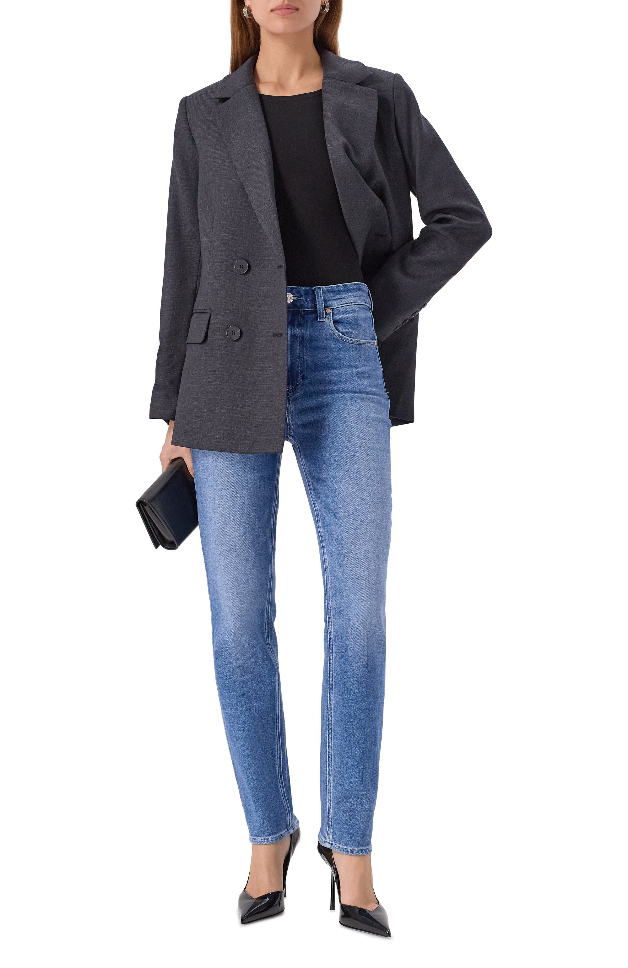 Джинсы gemma PAIGE голубого цвета по цене 39100 руб., арт. 8607E77-C612, фото 2 Джинсы gemma PAIGE, арт. 8607E77-C612, фото 2