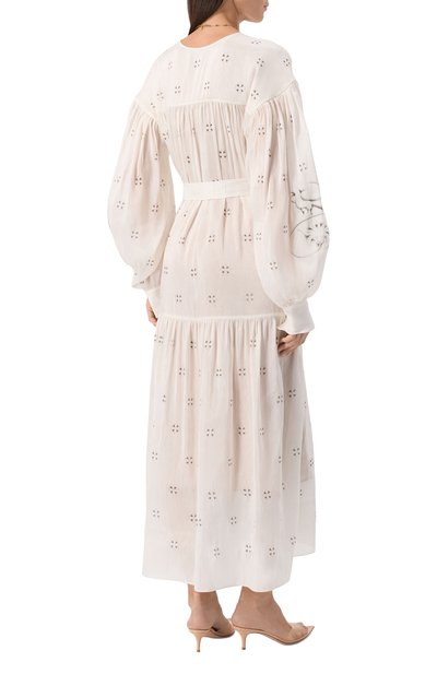 Платье изо льна и шелка AKHMADULLINA, арт. 1125.5D120/L001, фото 4