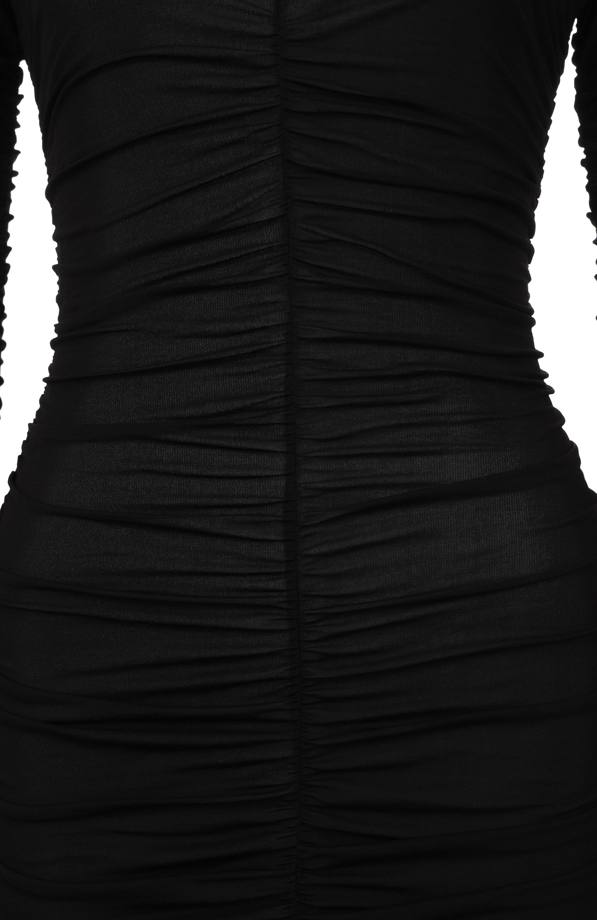 Платье из вискозы ISABEL BENENATO черного цвета по цене 76100 руб., арт. DJ32S25, фото 6 Платье из вискозы ISABEL BENENATO, арт. DJ32S25, фото 6