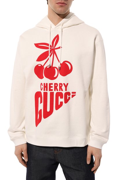 Хлопковое худи GUCCI, арт. 681220 XJD1C, фото 3