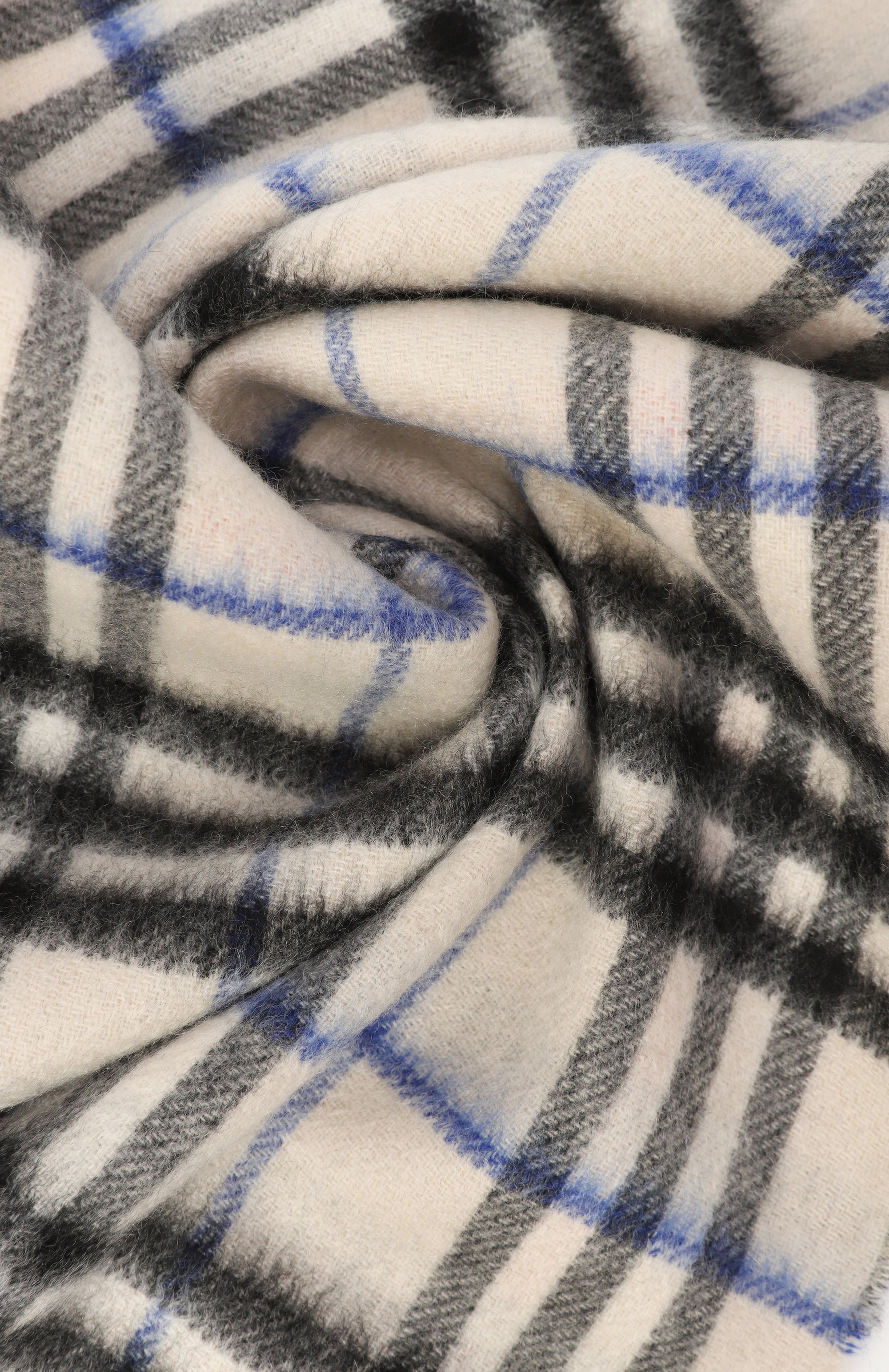 Двусторонний шарф BURBERRY серого цвета по цене 84700 руб., арт. 8090952, фото 4 Двусторонний шарф BURBERRY, арт. 8090952, фото 4