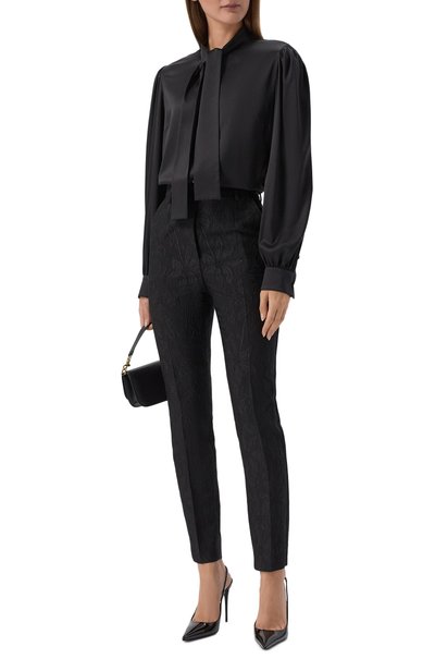 Брюки из вискозы и шерсти DOLCE & GABBANA, арт. FTC89T/FJCAN, фото 2