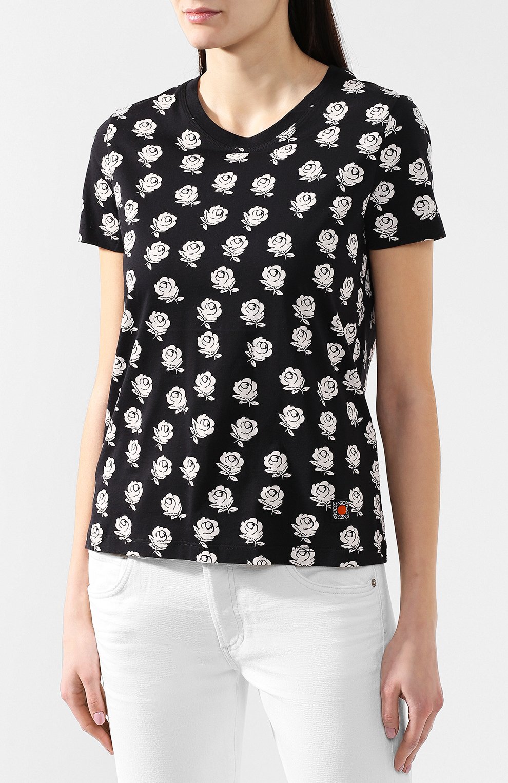 Хлопковая футболка KENZO, арт. 2TS793990, фото 3