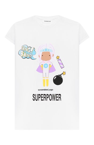 Удлиненная футболка SCRAMBLED_EGO, арт. BJ136, фото 1