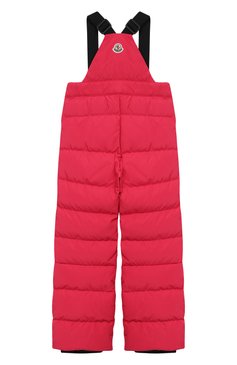 Детский комплект из куртки и комбинезона MONCLER ENFANT фуксия цвета, арт. D2-954-75325-15-57244/4-6A | Фото 4 (Материал внешний: Синтетический материал; Рукава: Длинные; Материал подклада: Синтетический материал; Девочки Кросс-КТ: Комбинезон-верхняя одежда; Ювелирные украшения: Назначено; Драгоценные камни: Проставлено; Материал сплава: Проставлено; Кросс-КТ: Зима)