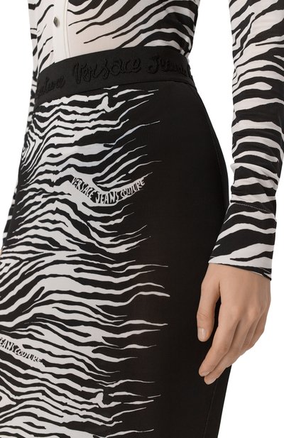 Юбка из вискозы VERSACE JEANS COUTURE, арт. 78HAE8P6/JS474, фото 5